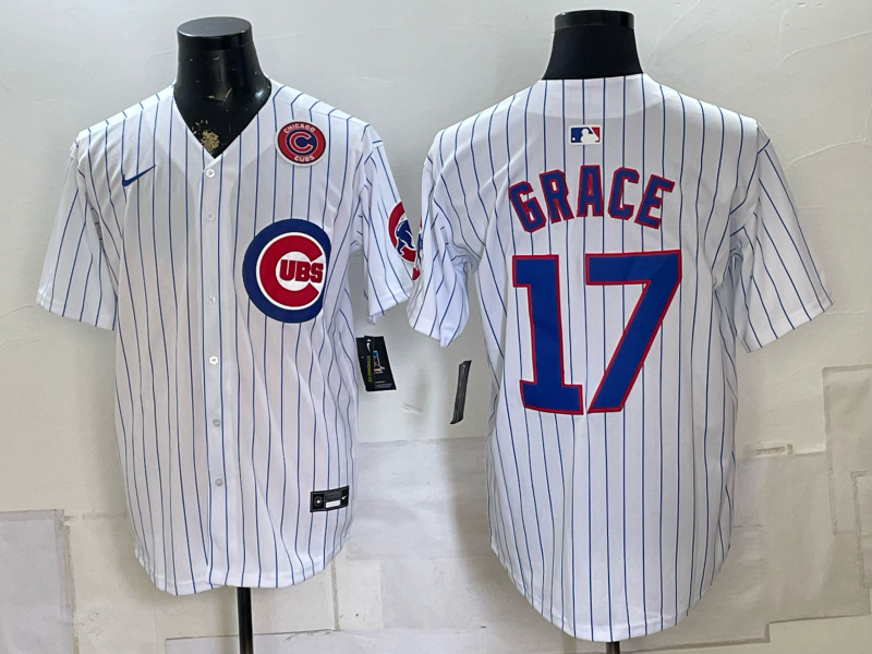 Men 2026 Chicago Cubs #17 Grace white Game Nike MLB Jersey 0804002->chicago cubs->MLB Jersey
